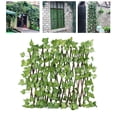 thumbnail image 4 of Retractable Garden Fence with Artificial Leaves Edging Border Panel - Sweet Potato Leaves, 4 of 8