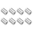 thumbnail image 1 of 8 Pcs Entretoises en Acier Inoxydable 304 1/2 Pouces OD x 1/4 Pouces ID x 5/8 Pouces Longueur(12x6x16mm) Vis Support de Bague Finition Simple Non Filetée Entretoises Rondes en Métal pour Vis M3 Boulons et Tringles, Argent, 1 of 6