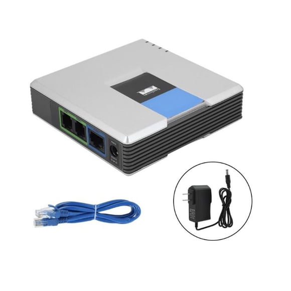 Unlocked Linksys PAP2T VoIP Phone Voice Adapter phone voice adapter SIP SIP VoIP Internet Phone Adapter 2 FXS Ports US Plug