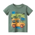 thumbnail image 1 of PMVFHDE T-Shirt Camouflage à Manches Courtes pour Garçons et Filles avec Imprimé Graphique, Col Rond, Haut Décontracté pour Enfants Design Unisexe, Séchage Rapide, Vert, 3 Ans, 1 of 7