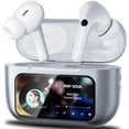 thumbnail image 1 of Écouteurs Tactiles Bluetooth Sans Fil VEAT00L, Écouteurs Stéréo Basse 65 H avec 6 Modes d'Égalisation, Écouteurs Tactiles Sans Fil à DEL Multicolores Multifonctions avec Micro ENC, Mode ANC à Réduction de Bruit/transparence, 1 of 7