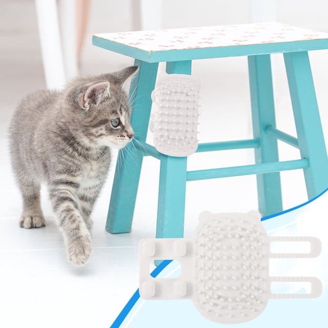 Pet Itch Relief Tool for Cats & Dogs | Adjustable Table Leg Scratcher with Soft Comb Teeth | Eco-Friendly Grooming & Massage Tool for Stress Relief