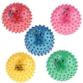 thumbnail image 2 of Milaget 6 Inch PVC Inflated Knobby Bouncy Ball Massage Sensory Ball Kids Toy Green, 2 of 2