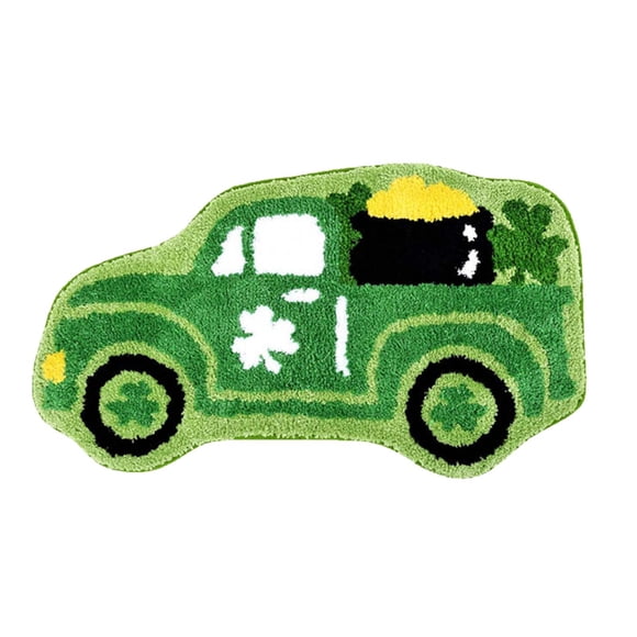 St. Patrick's Day Decorative Floor Mats Non-Slide on Washable Absorbent Door Mat for Bedroom Living Room Bathroom Entryway