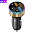 thumbnail image 1 of JaJaBor FM Transmitter Audio Receiver Car MP3 Player 3.1A Dual USB Fast Charging Bluetooth-compatible 5.0 Handsfree Car Kit, 1 of 1