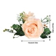 thumbnail image 3 of Binwennn Slider Door Curtains Curtains Short Length The Shower Curtain Cloth Flower Curtain Tie Backs Rose Curtain Tieback Clips Decorative Rope Holdbacks Window Buckle For Window Rose Red, 3 of 8
