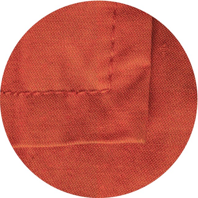 Ahgly Company Tapis d'Intérieur Ronds Transitionnels Lavables à la Machine Orange Rouge Orange, 5 Pieds Rond