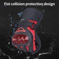 thumbnail image 4 of Winter Motorcycle Gloves Waterproof Cold Weather Motorcycle Gloves Warm Riding Gloves with Reflective Stripe, 4 of 8
