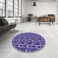 thumbnail image 4 of Ahgly Company Machine Washable Indoor Rectangle Transitional Purple Area Rugs, 2' x 4', 4 of 7