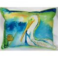 thumbnail image 1 of Betsy Drake HJ138 Coussin Décoratif Blanc Pélican pour Intérieur et Extérieur - 16 x 20 Po, 1 of 1