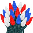 thumbnail image 1 of Novelty Lights 24FT 70 LED C6 Outdoor USA String Lights, Red, White & Blue, 1 of 8