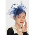 thumbnail image 4 of Tea Party Fascinator Hat Fascinator Pillbox Hat Headband For Wide Sweatband for Head, 4 of 4