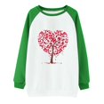 thumbnail image 4 of Meichang Sweatshirts pour Femmes Sweatshirt de la Saint-Valentin Femmes Sweatshirt Graphique Cœur Manches Longues Col Rond Pull de Vacances en Solde Cadeaux de la Saint-Valentin, 4 of 4