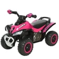 thumbnail image 1 of Aosom 4 Wheels Ride on Motorcycle Toy for Kids Baby Toddler Ride-on Car Walker No Power Foot To Floor Slider with Music and lightening function for 18-36 Months Pink, 1 of 9