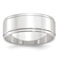 thumbnail image 1 of 10KW 8mm Flat with Step Edge Band Size 9 Size 9, 1 of 3