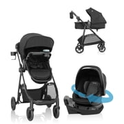 Evenflo Omni Ultra Travel System with Revolve180 LiteMax NXT Rotational Infant Car Seat (3-55 lbs)