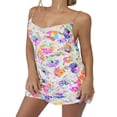 thumbnail image 2 of QJUHUNG Femmes Couleur Unie Robe Longue Sexy Bodycon Extensible Maxi Dame Printemps Automne Été Spaghetti Robe de Sangle, 2 of 6