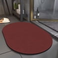 thumbnail image 2 of Feltree Premium Diatomite Bath Mat for Bathroom, Non-Slip Absorbent Floor Mat, Fast Drying, Oval Shape, 16x24 Inches, 2 of 8