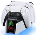 thumbnail image 2 of EUROA PS5 Controller Charger Station for PlayStation 5 Controller with Fast PS5 Charging Station for Playstation 5 Dualsense & Edge Controller, 2 of 8