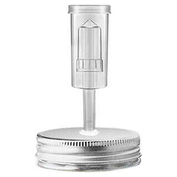 86mm/70mm Wide Mouth Jar Fermentation Lid And Airlock For Preserving X0D7 R0J9