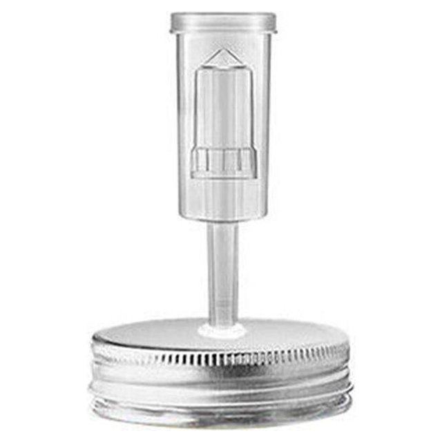 86mm/70mm Wide Mouth Jar Fermentation Lid And Airlock For Preserving X0D7 R0J9