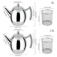 thumbnail image 3 of LHCER 1.5L Stainless Steel Teapot with Filter, 3 of 7