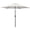 Crème Blanche, variante sur Outsunny Parasol de Patio Rond en Aluminium de 8,5 Pieds, Vert