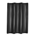thumbnail image 4 of Baguette Pan, Stainless Steel Easy To Clean Easy To Release Perforated Design Black French Bread Pan 3 Slots  For Home For French Bread, 4 of 8