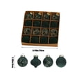 thumbnail image 4 of Feltree Christmas Decorations 16 Piece Flocked Christmas Balls Christmas Decoration SetMultiple Styles of Christmas Tree Decorations Can Also Be Used for Other Party, 4 of 8