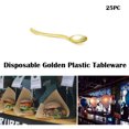 thumbnail image 5 of JJBNSH Reusable Household Silverware Set with Disposable Color Plastic Tableware Cutlery Spoon Fork Set 25PC Hot Party, 5 of 5