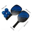thumbnail image 4 of yeacher Pickleball Paddle Set Pickleball Rackets Ball Set 2 Rackets & 4 Pickleball Balls with Carrying Bag for Men Women, 4 of 5