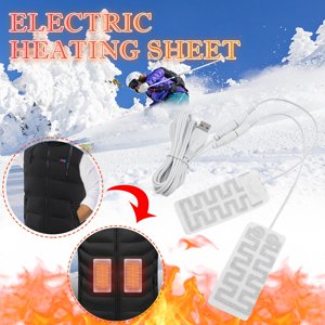 USB Heating Pad Cloth Heater Pad Heating Film Carbon Fiber Heating Pad Hand Warmer Heating For Warming Feet Home Warm