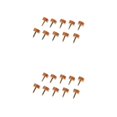 thumbnail image 4 of mmirethe Shoe Repair Replacement Dowels High Heel Tips Taps Pads Enhanced Performance Apricot Fine 12mm 12mm Thin Pin 2Set, 4 of 6