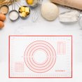 thumbnail image 2 of Soft Texture Silicone Baking Mat, Silicone Pastry Mat, 40X60cm / 15.7X23.6In Non-Slip For Home Kitchen Red 40x60cm, 2 of 8