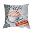 thumbnail image 3 of Polyester Digital Print Cushion (Cafe Latte) (18 X 18) - Ensemble De 2, 3 of 3