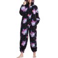 thumbnail image 4 of Pyjama une Pièce Floue, Élégant Doux Pyjama Chaud Combinaison pour la Maison, 4 of 5