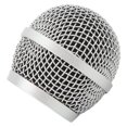 thumbnail image 1 of Microphone Grill, Widely Compatible Stainless Steel Windproof Microphone Grille Ball Head  for PG58 for Replacement, 1 of 7