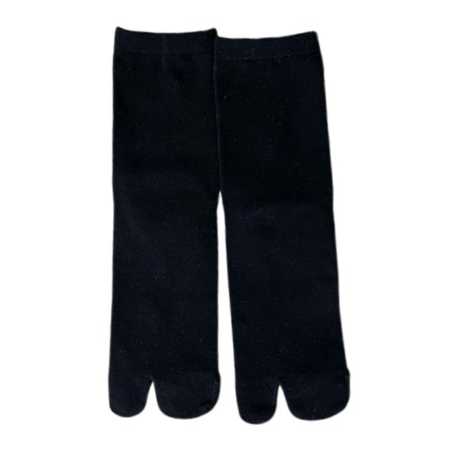 Chaussettes à Bout en Coton pour Femmes Pratiques pour Randonnée et Déplacements Extérieur et Intérieur Noir