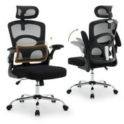 EDTara Ergonomic Office Chair, High-Back Mesh Desk Chair with Adjustable Headrest & Wheels, Rolling Swivel Task Chair for Home, Office & Gaming Room