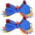 thumbnail image 4 of Miangastore Hair Bows Blue Cloth 2Pcs 5.1x4.3in, 4 of 9