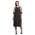 thumbnail image 1 of Bimba Robe Kurti Longue en Coton Imprimé, Tunique Droite, Robes pour Femmes, Haut Indien - Très Petit, 1 of 6