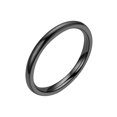 thumbnail image 1 of PVCS Fashion Contracted 2MM Fine Hand Polished Women's Tail Ring Couple Ring, 1 of 3