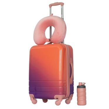 Jetstream 20-in Carry-On Luggage with Neck Pillow & Water Bottle, Twilight