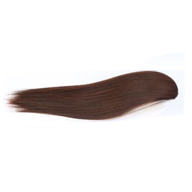 11.8in High Temperature Fiber Women Hairpiece Thickened Elastic Clip with Exquisite Color, Wide Application for Party Birthday