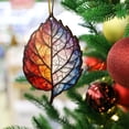 thumbnail image 4 of Meitianfacai Acrylic Flat Printing Leaves Christmas Decorations Christmas Tree Decorations Hanging Pendants, 4 of 5