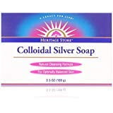 Heritage Store Savon d'Argent Colloïdal 3,5 Onces (Pack de 2)