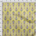 thumbnail image 3 of oneOone Georgette Viscose Fabric Big Motif Ikat Printed Craft Fabric BTY 42 Inch Wide, 3 of 4
