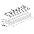 thumbnail image 4 of Prime Line Products Guide By-Pass Door 5/8X1-1/8X5 N 6661, 4 of 4