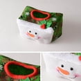 thumbnail image 4 of Fridja Clearance Christmas Decoration Tissue Paper Cover Festive Atmospheres Layout Tissue Paper Storage Cover Red Green Plushes Material, 4 of 5