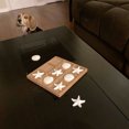 thumbnail image 4 of Starfish and Sand Dollar 9 inch Tic Tac Toe Game Board, 4 of 5